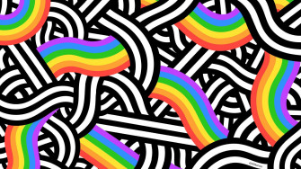 Pride Flag Background Stillo Noir