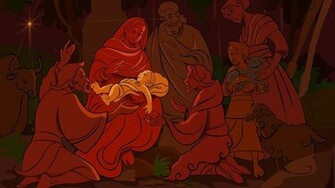 Nativity Scene Wallpaper