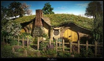 The Shire Awesome Wallpaper Hobbit Hole And