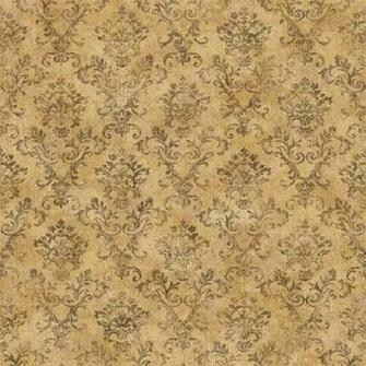 Tan Stencil Damask Wallpaper Ffr66352
