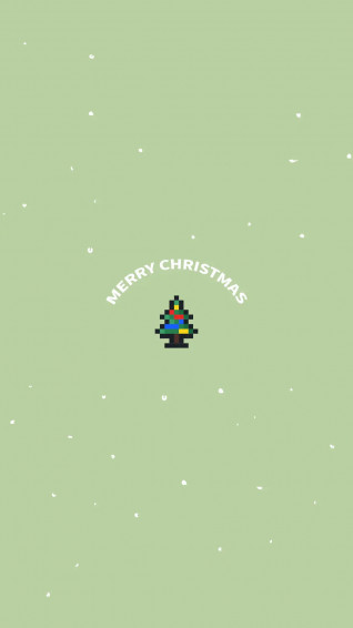 Cute Christmas Tree Wallpaper