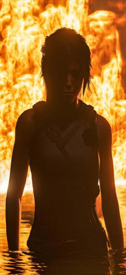 Witness The Rise Of Tomb Raider On iPhone X Wallpaper