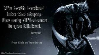 Batman Comic Quotes