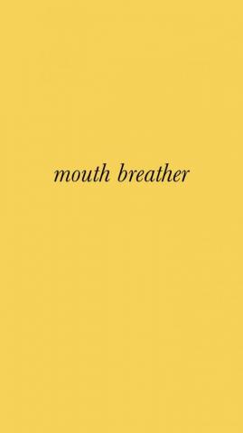Couldn T Find A Mouth Breather Wallpaper With Yellow Background