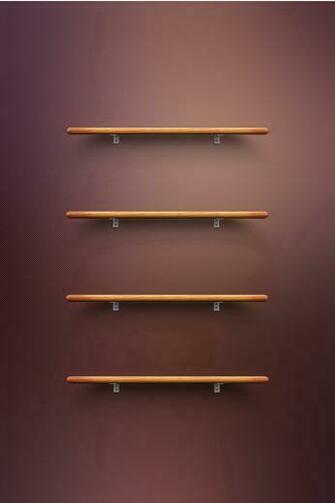 Wooden Shelves Wallpaper iPhone