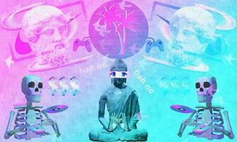 Vapor Aesthetic Wallpaper Top Background