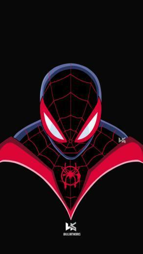 Spiderman Miles Morales Art Spider Man Into The Verse