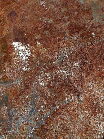 Corroded Metal Background Rusted Grey Painted Wall Rusty
