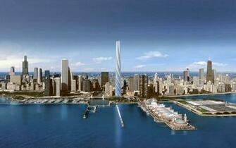 Chicago City Scenery Wallpaper Desktop Wallpaperlepi