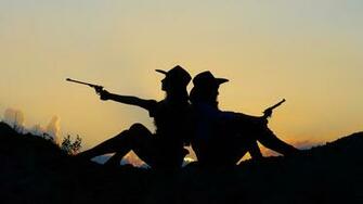 Cowgirl Silhouette HD Wallpaper Id