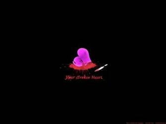 Ihre Broken Heart Wallpaper Emo