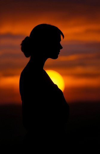 Woman Silhouette Wallpaper