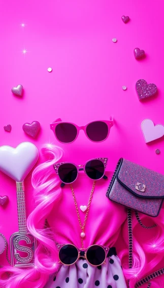 Barbie Pink Background