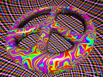 Psychedelic Peace Sign