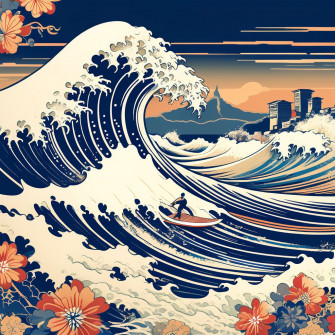 Japan Wave Wallpaper