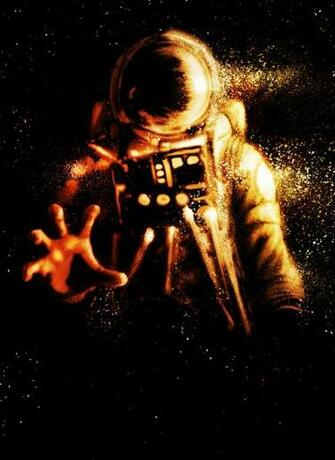 Burning Astronaut By Darkmatteria