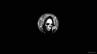 Grim Reaper In A Spyhole HD Wallpaper