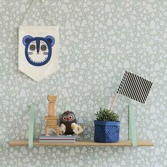 Ferm Living Children Wallpaper Mountains4