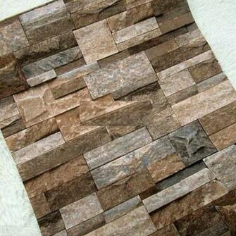 Realistic Real Stacked Brick Stone Vinyl Background Wallpaper X
