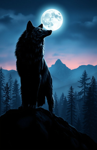 Black Wolf Wallpaper