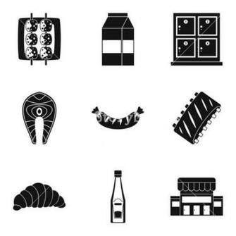 Dine Icons Set Simple Of Vector For Web Isolated