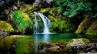 Waterfall Scenery Wallpaper Beautiful Image