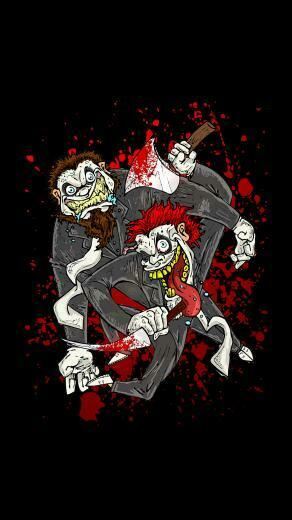 Twiztid Bloody Toons iPhone 3wallpaper Parallax Les Wallpaper