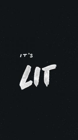 Lit iPhone Wallpaper Top Background