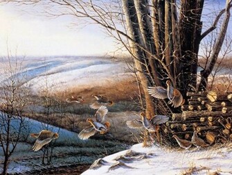 Terry Redlin Paintings Artwork Wallpaper Breaking Away