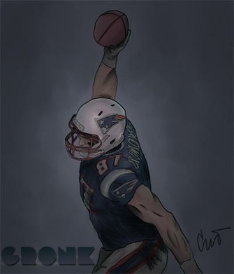 Rob Gronkowski By Egocant