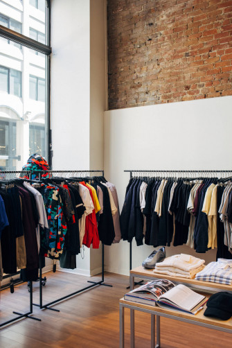 Trendy Men S Clothing Store Wallpaper