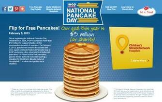 Canadian Daily Deals Ihop National Pancake Day Feb