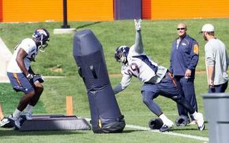 Monday Practice Broncos Begin Preparation For Baltimore