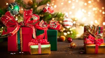 Desktop Wallpaper Christmas Box Gifts Bow Knot