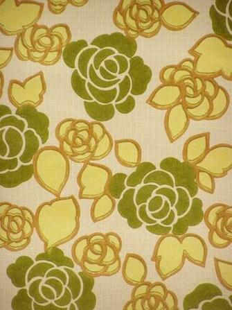 With Floral Print Design Wallpaper Retro Coloroll