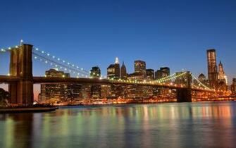 Wallpaper Brooklyn Bridge Usa New York HD Desktop