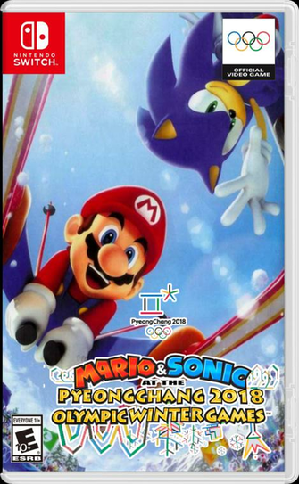 Mario And Sonic Pyeongchang Box Art By Pacmanfan1980
