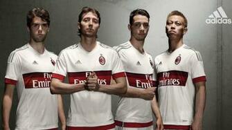 Ac Milan Adidas Away Kit Wallpaper Description