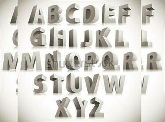 3d Font In Vector Eps Psd
