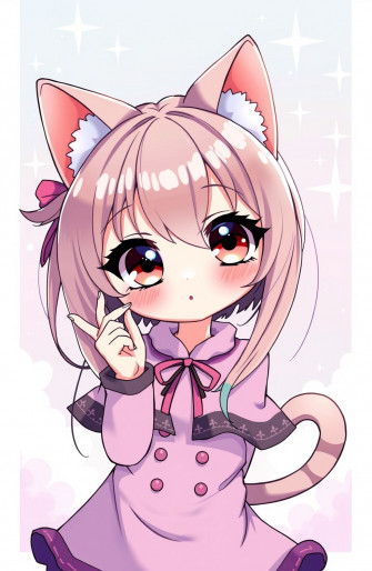 Anime Cat Girl Wallpaper