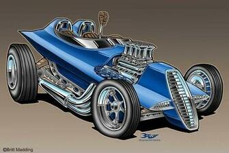 Drawings Paintings Street Rod Rat The Car Wallpaper