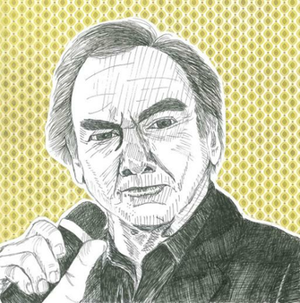 The Rogue Doodler Neil Diamond Background Conundrum