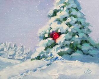 Christmas Painting Computer Wallpaper