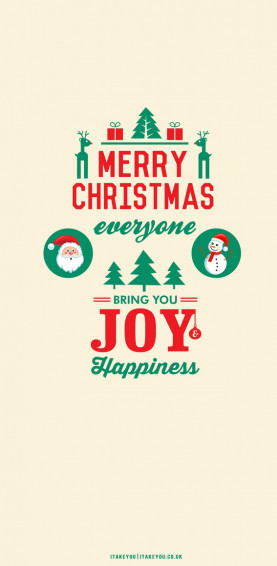 Festive Aesthetic Wallpaper For Phone Green And Red Merry