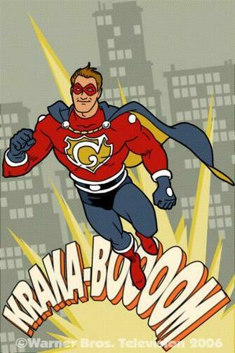 Retro Super Hero Poster Art By Tnperkins