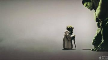 Hulk The Yoda Marvel Star Wars Comics Movies Wallpaper