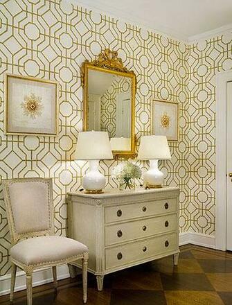 Cowtan And Tout Bamboo Wallpaper French Entrance Foyer Sandra