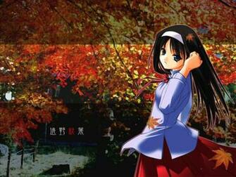 Home Gallery Anime Girls Wallpaper Autumn