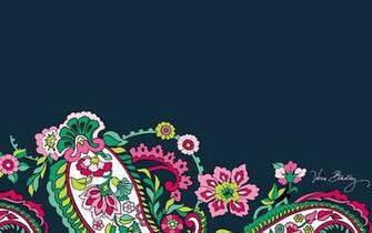 Dress Your Tech Petal Paisley Desktop Wallpaper Vera Bradley