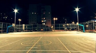 Wallpaper For Dark Basketball Court